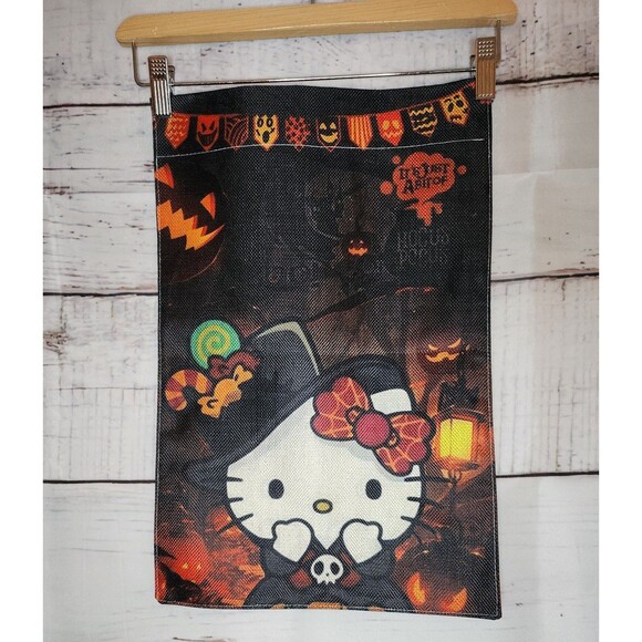 Hello Kitty Halloween Garden Flag A Bit of Hocus Pocus - Picture 2 of 3